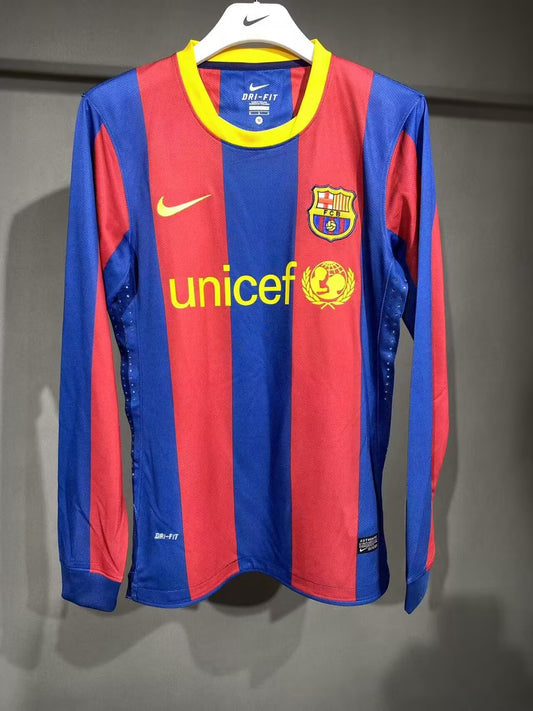 FC Barcelona 2010/2011 Home - Long Sleeve
